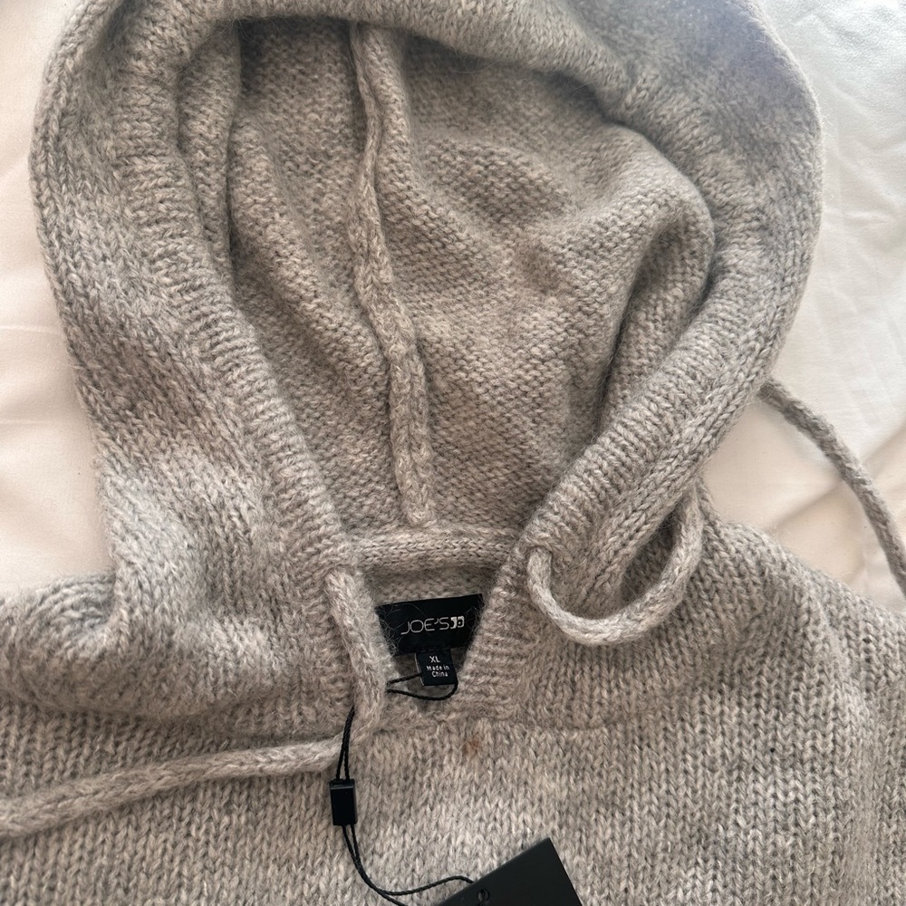 Joe’s jeans men’s soft gray hoodie sweater XL - Picture 2 of 2